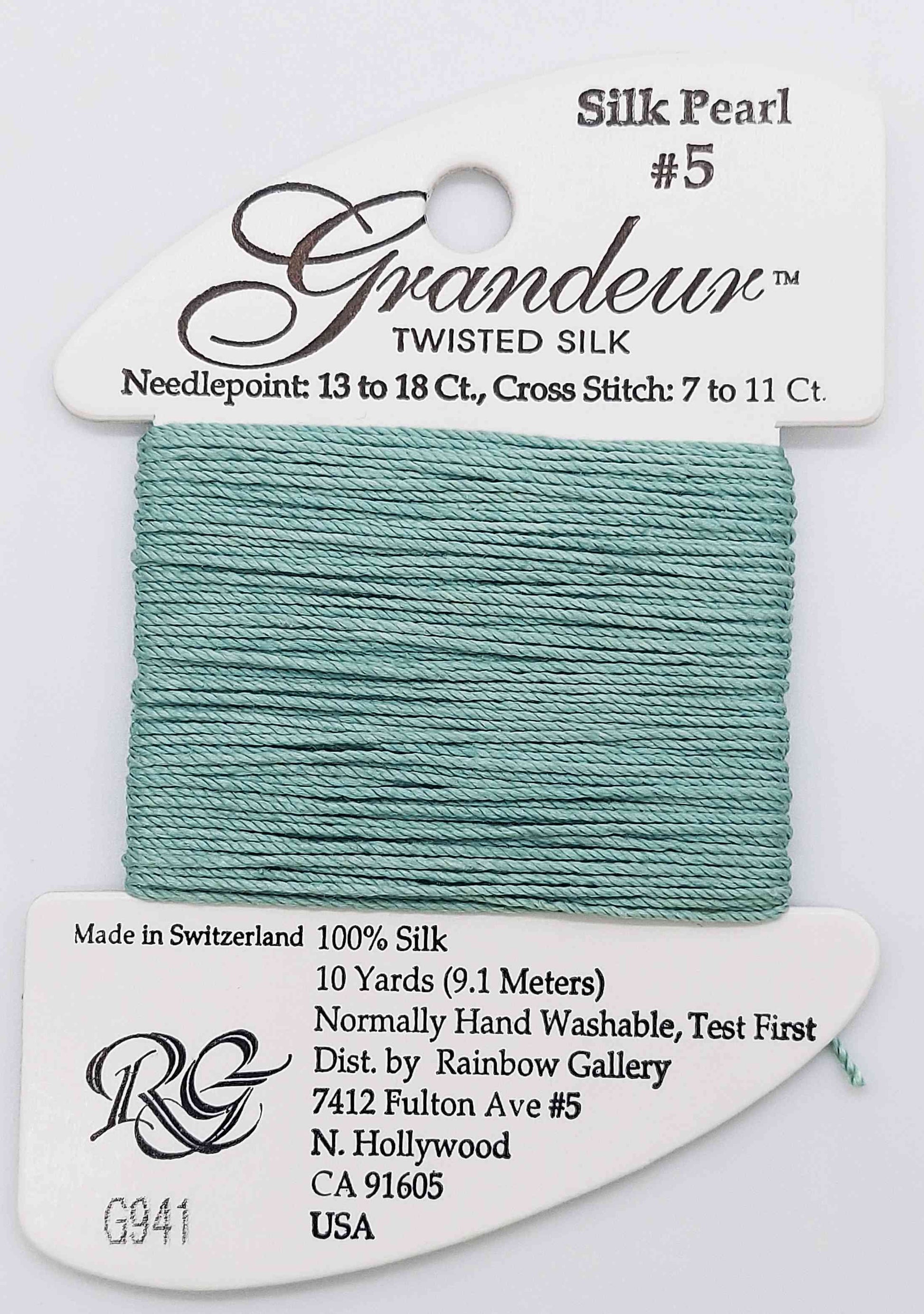 Glisten & Grandeur Thread - Assorted Colors - G941-MEDSEAGREEN