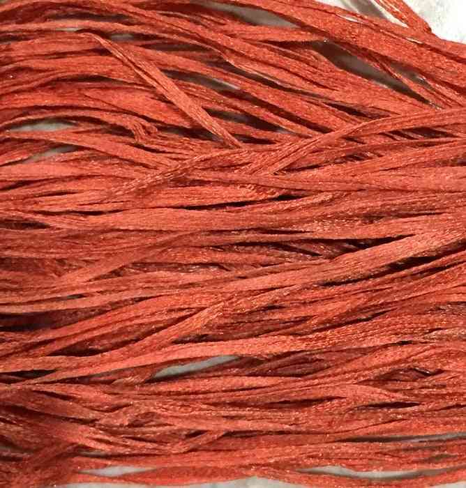 Straw Silk - Hand-Dyed Solid Colors - 0910 - Copper River Salmon