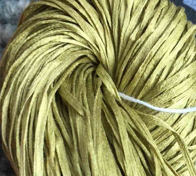 Straw Silk - Hand-Dyed Solid Colors - 0455 - Manzanilla