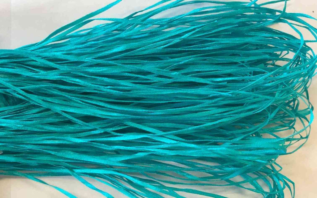 Straw Silk - Hand-Dyed Solid Colors - 1030 - Persian Blue