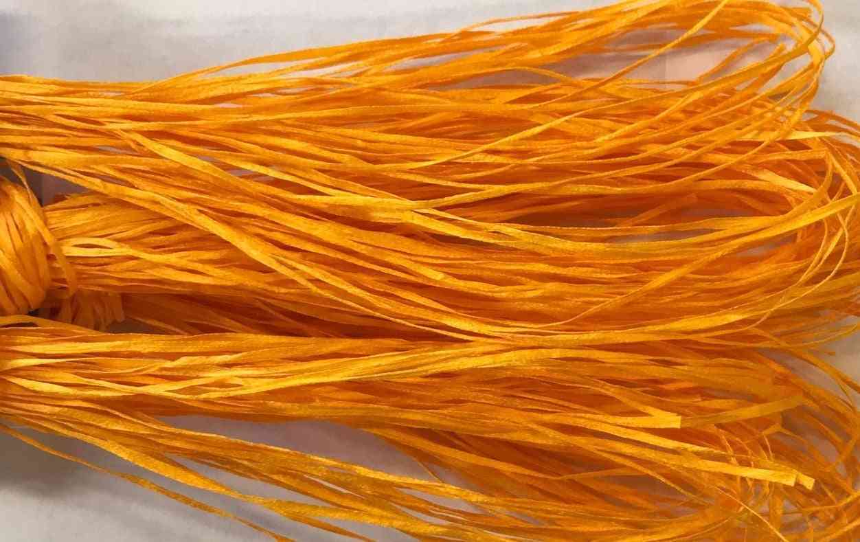 Straw Silk - Hand-Dyed Solid Colors - 1313 - Ripe Mango