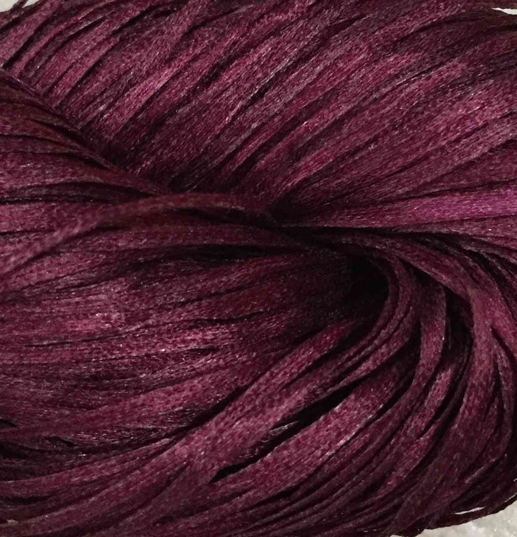 Straw Silk - Hand-Dyed Solid Colors - 0750 - Roasted Beet
