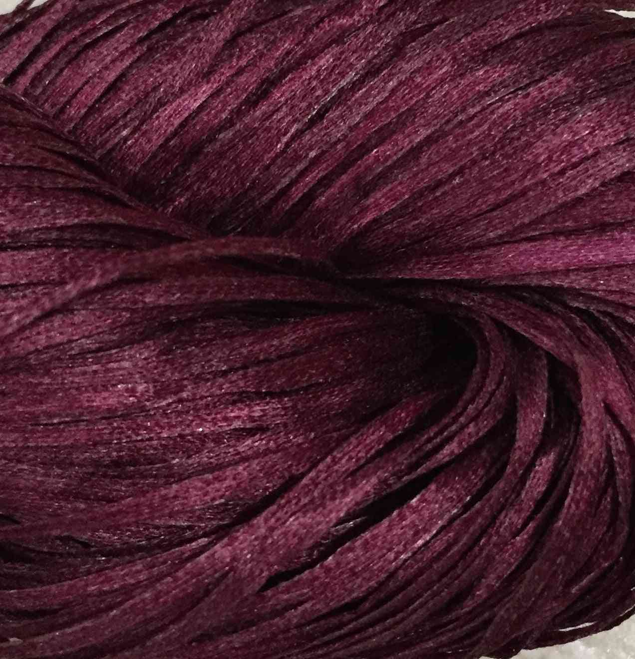 Straw Silk - Hand-Dyed Solid Colors - 0750 - Roasted Beet