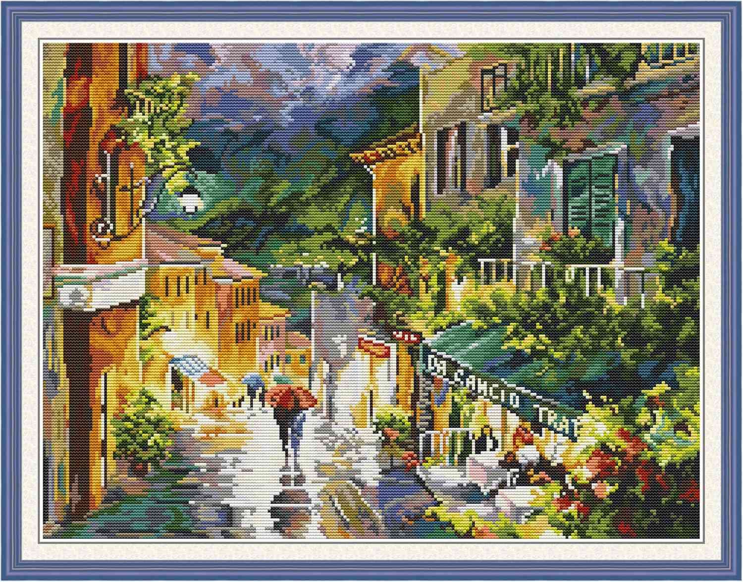 Cross Stitch Kit - In the Rain