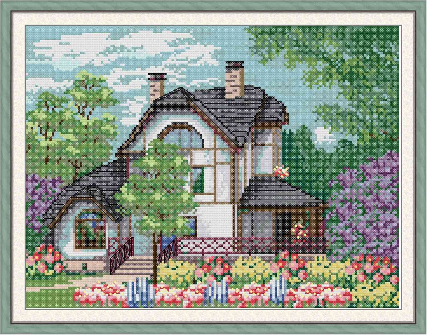 Cross Stitch Kit - Manor View