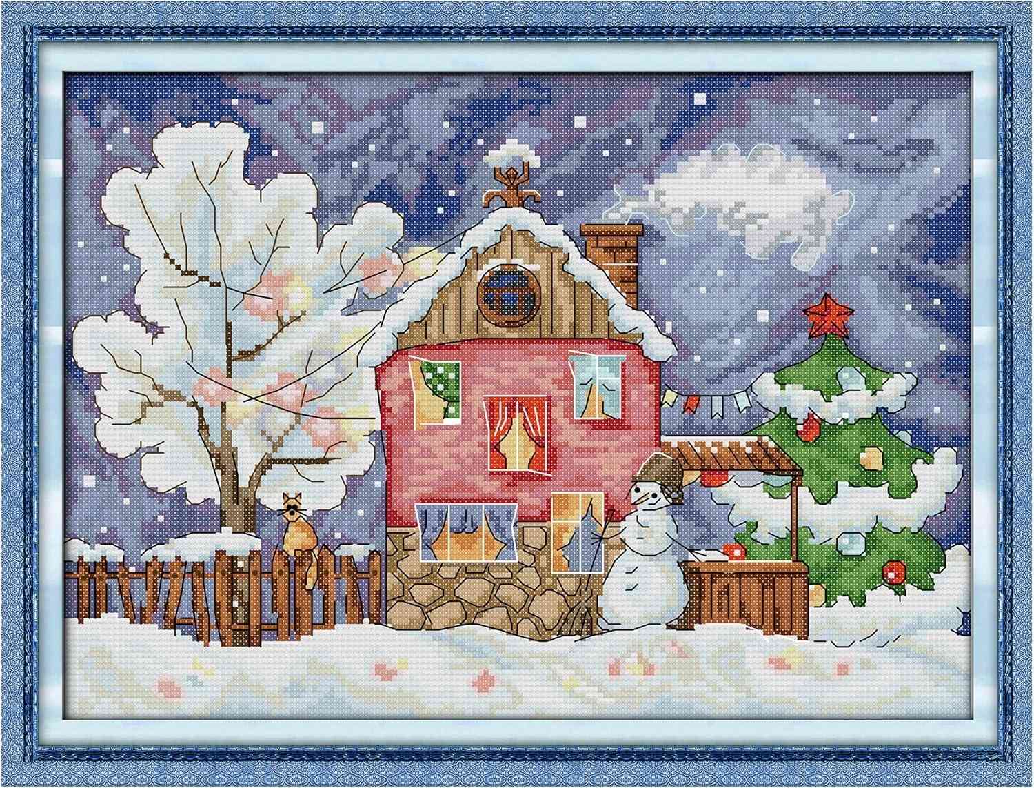 Cross Stitch Kit- Christmas House