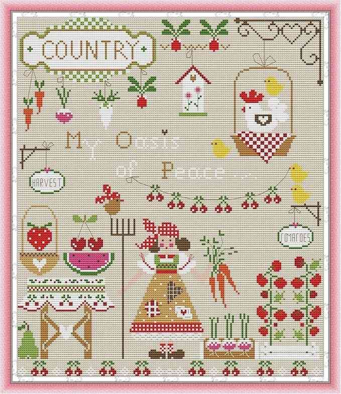 Cross Stitch Kit- Carrot Farm