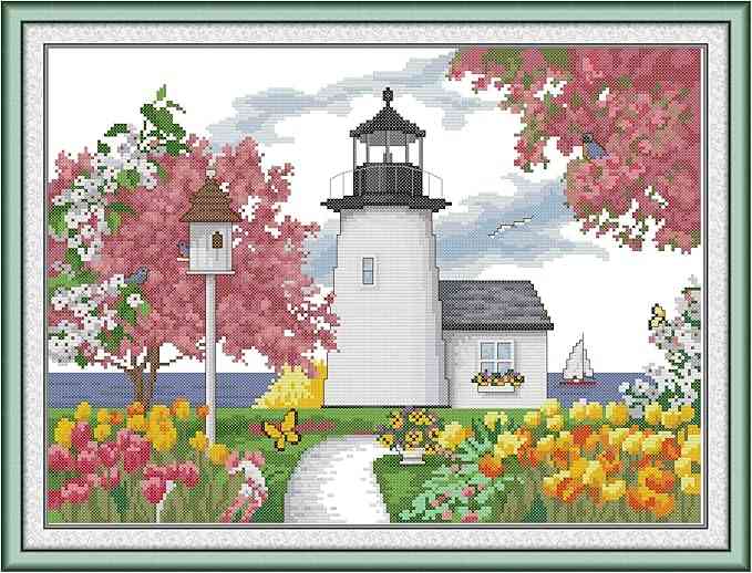 Cross Stitch Kit- Lighthouse