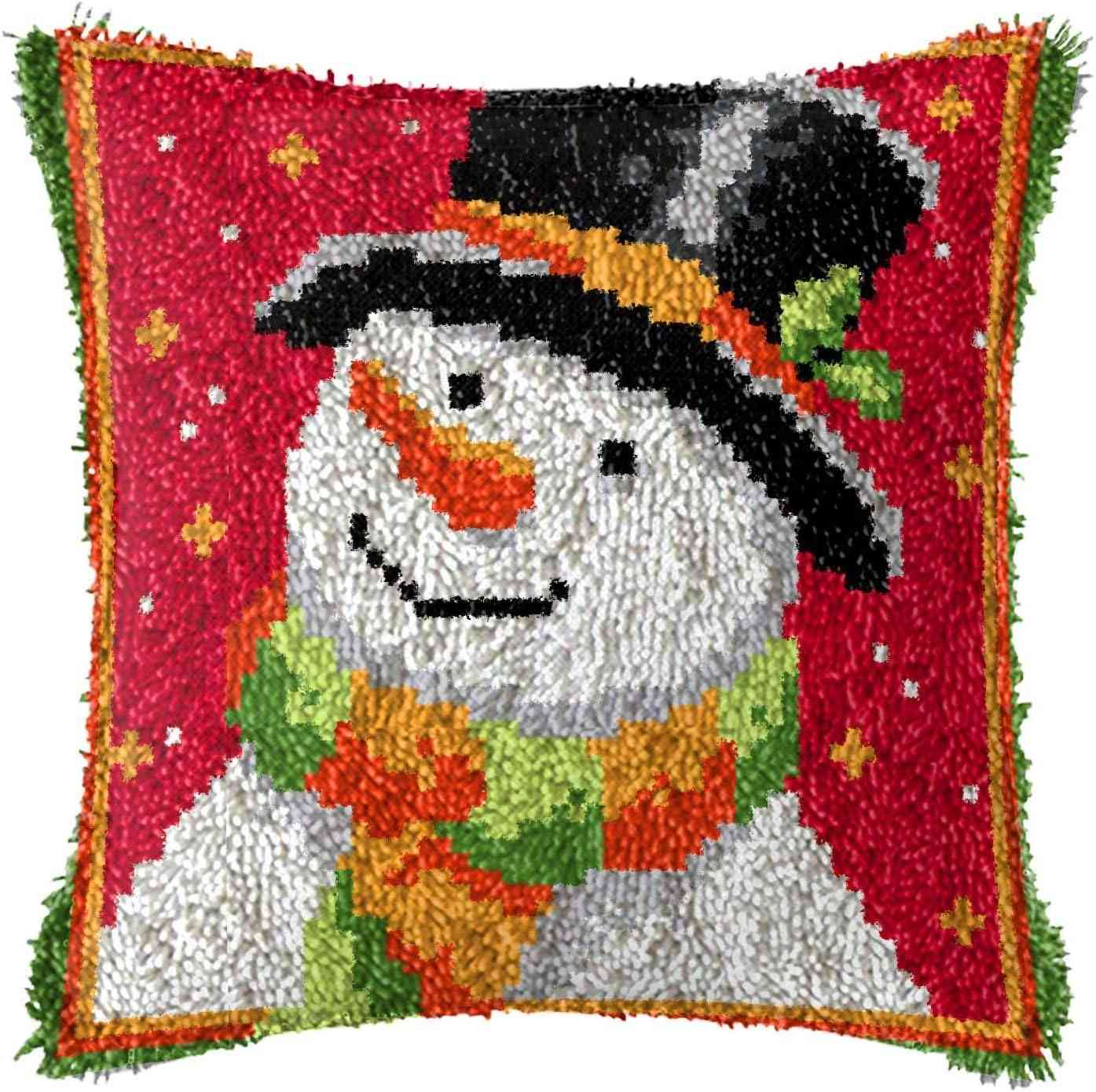 Latch Hook Rug Kits- Christmas Snowman