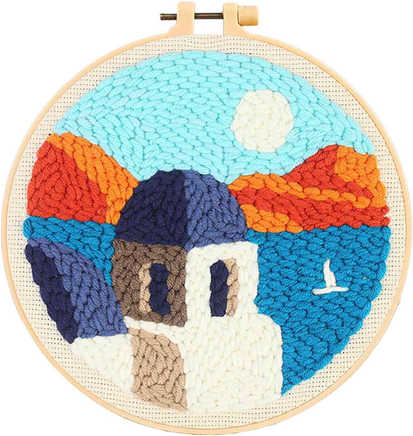 Punch Needle Kit - Seaside-Tower