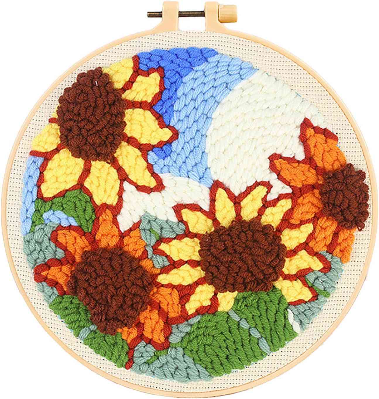Punch Needle Kit - Sunflower
