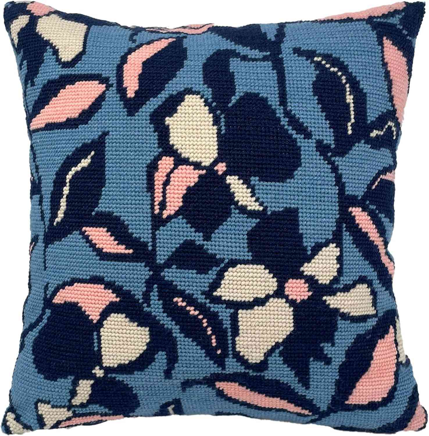 Needlepoint Pillow Kit - Floral Story