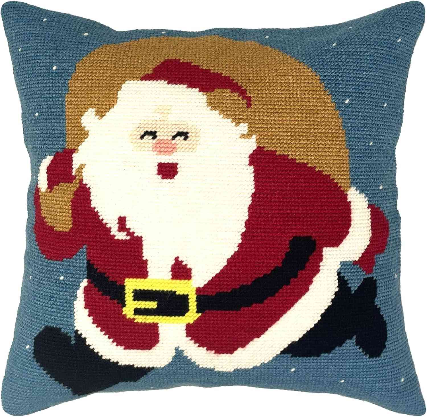 Needlepoint Pillow Kit - Santa