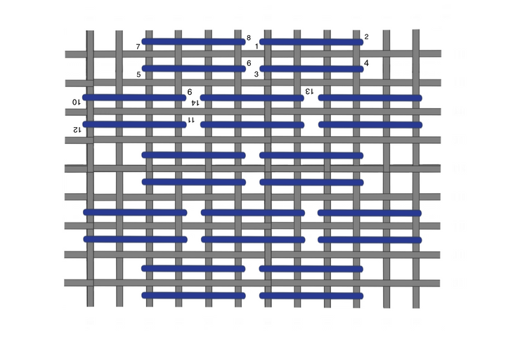 Horizontal double brick
