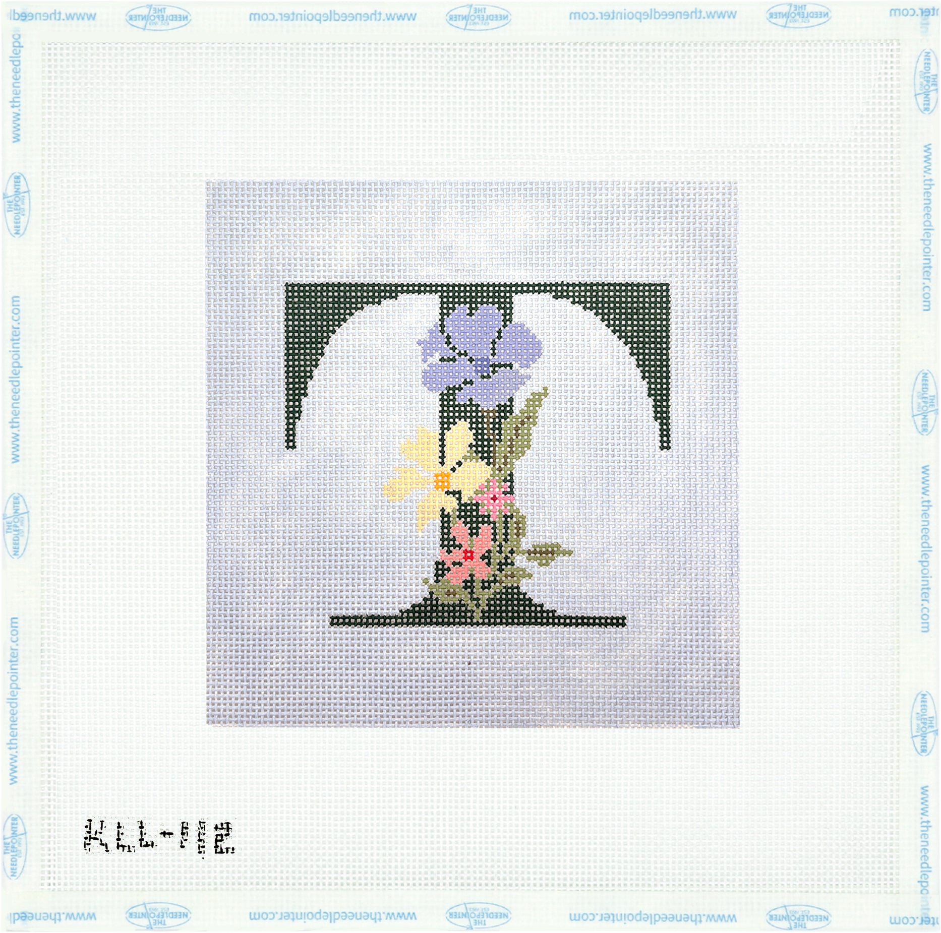 Floral Letter T