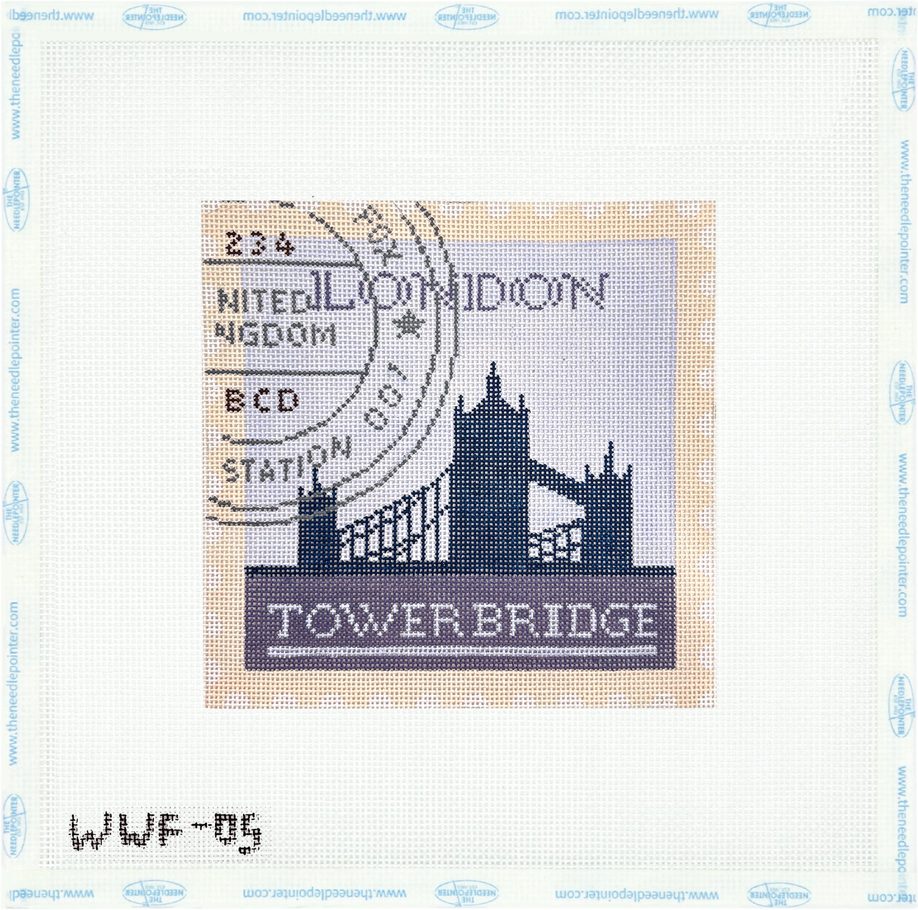 Vintage Stamps - The Tower Bridge