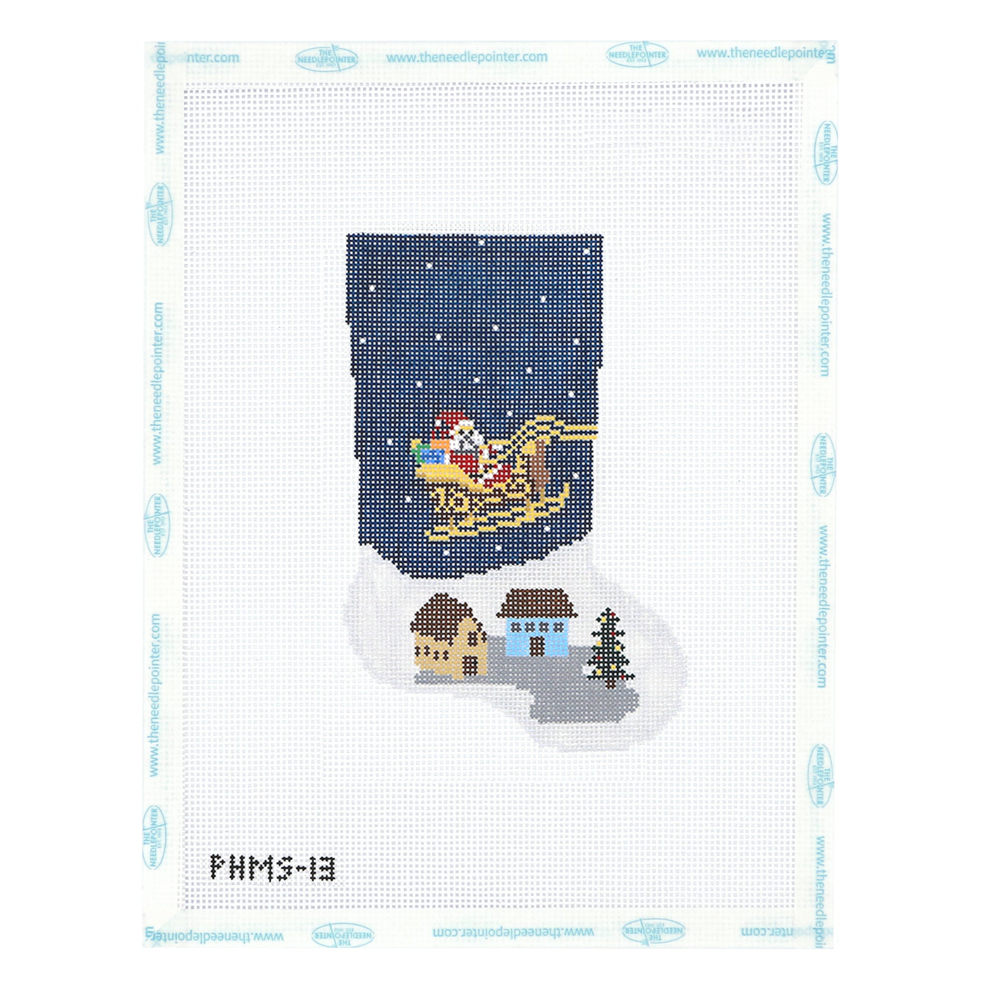 Mini Christmas Stockings - Santa night