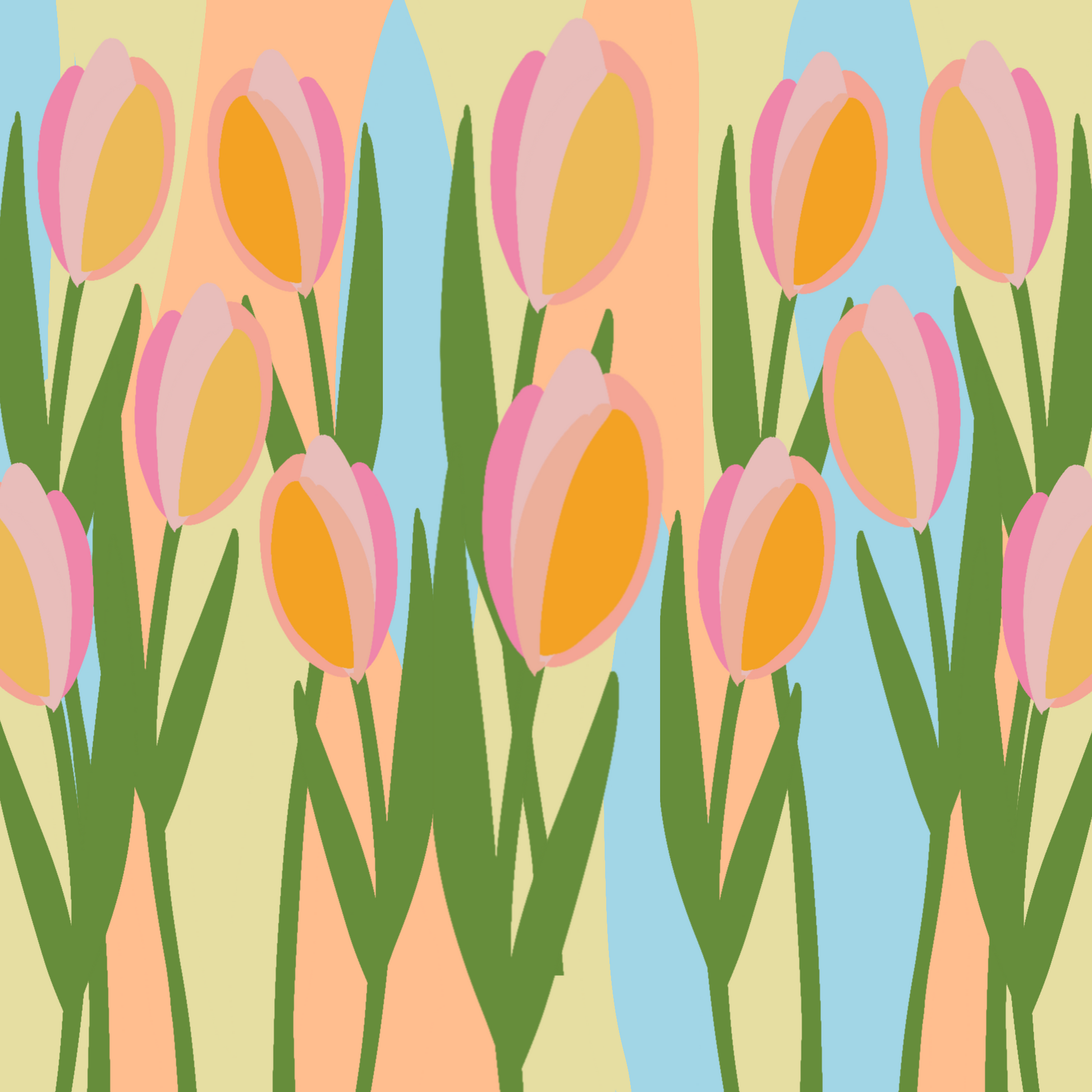 Tulip Pattern Illustration