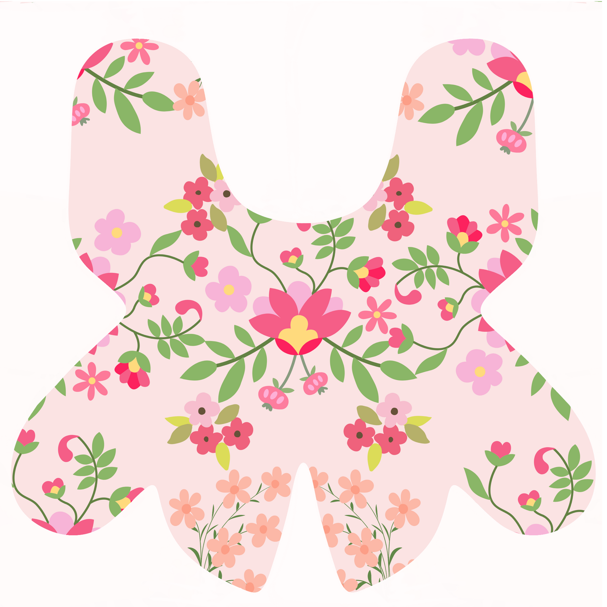 Floral-Patterned Shaped Design