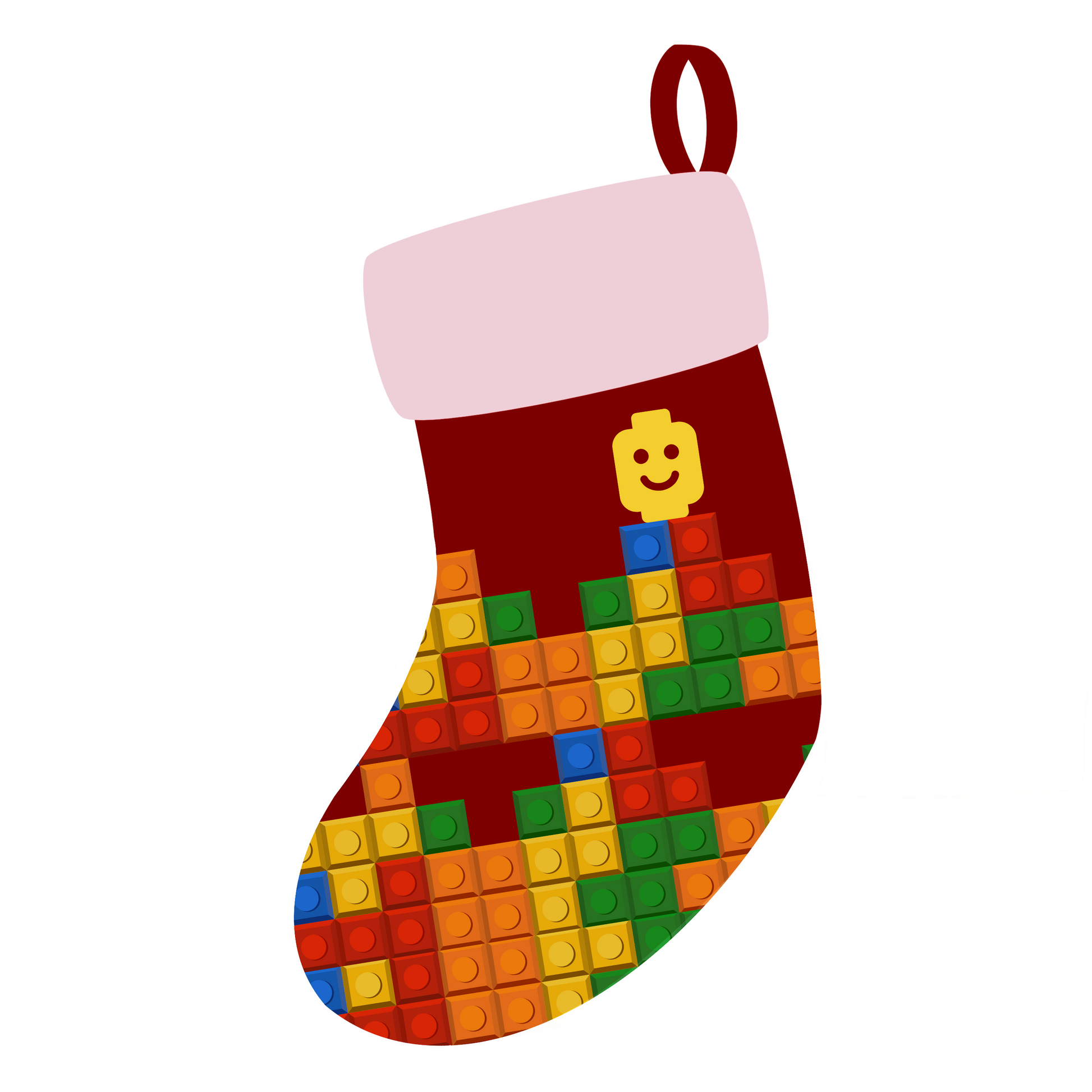 LEGO-Themed Christmas Stocking