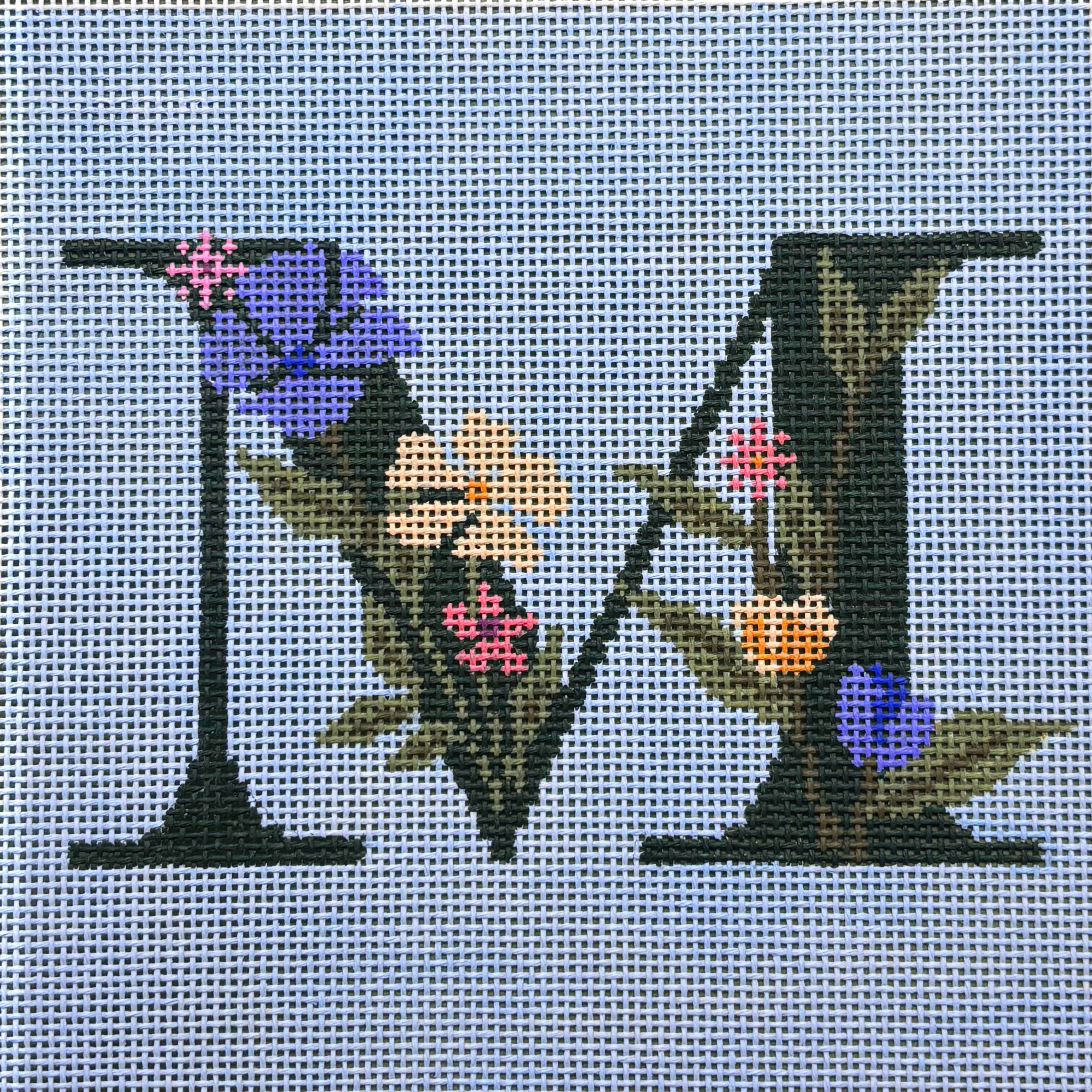 Floral Letter M