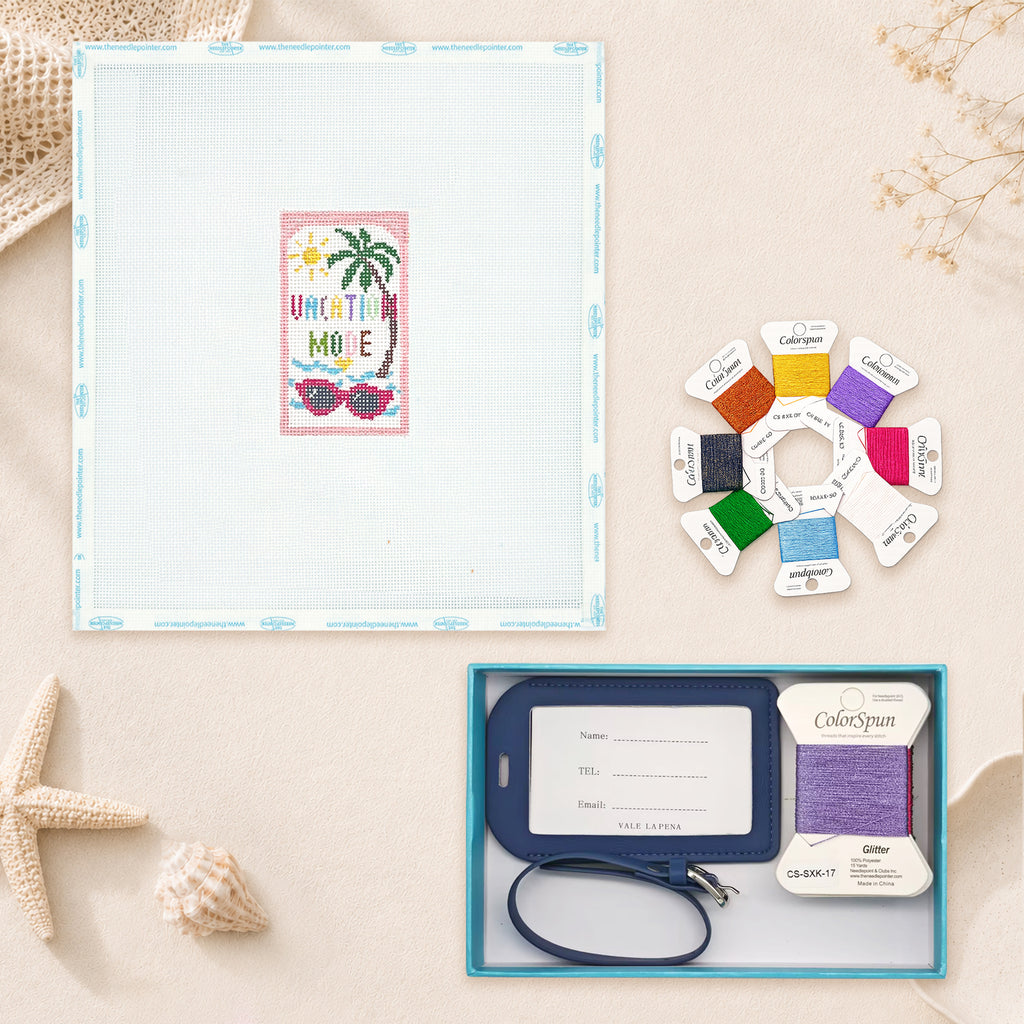 Summer Vacation Luggage Tag