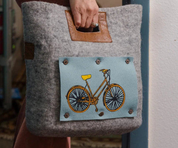 Customizable Needlepoint Project Tote by FIBRES of LIFE