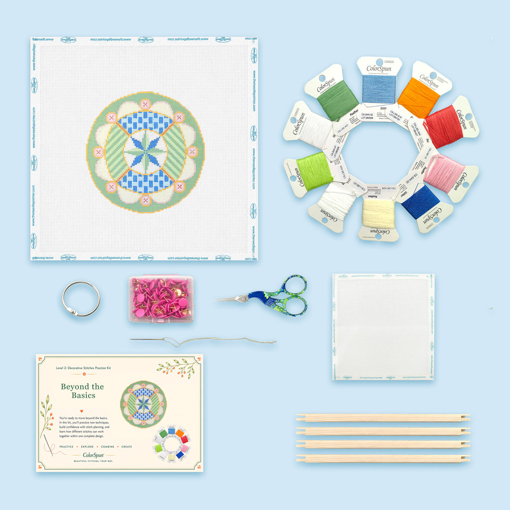 Level 2: Decorative Stitches Practice Kit