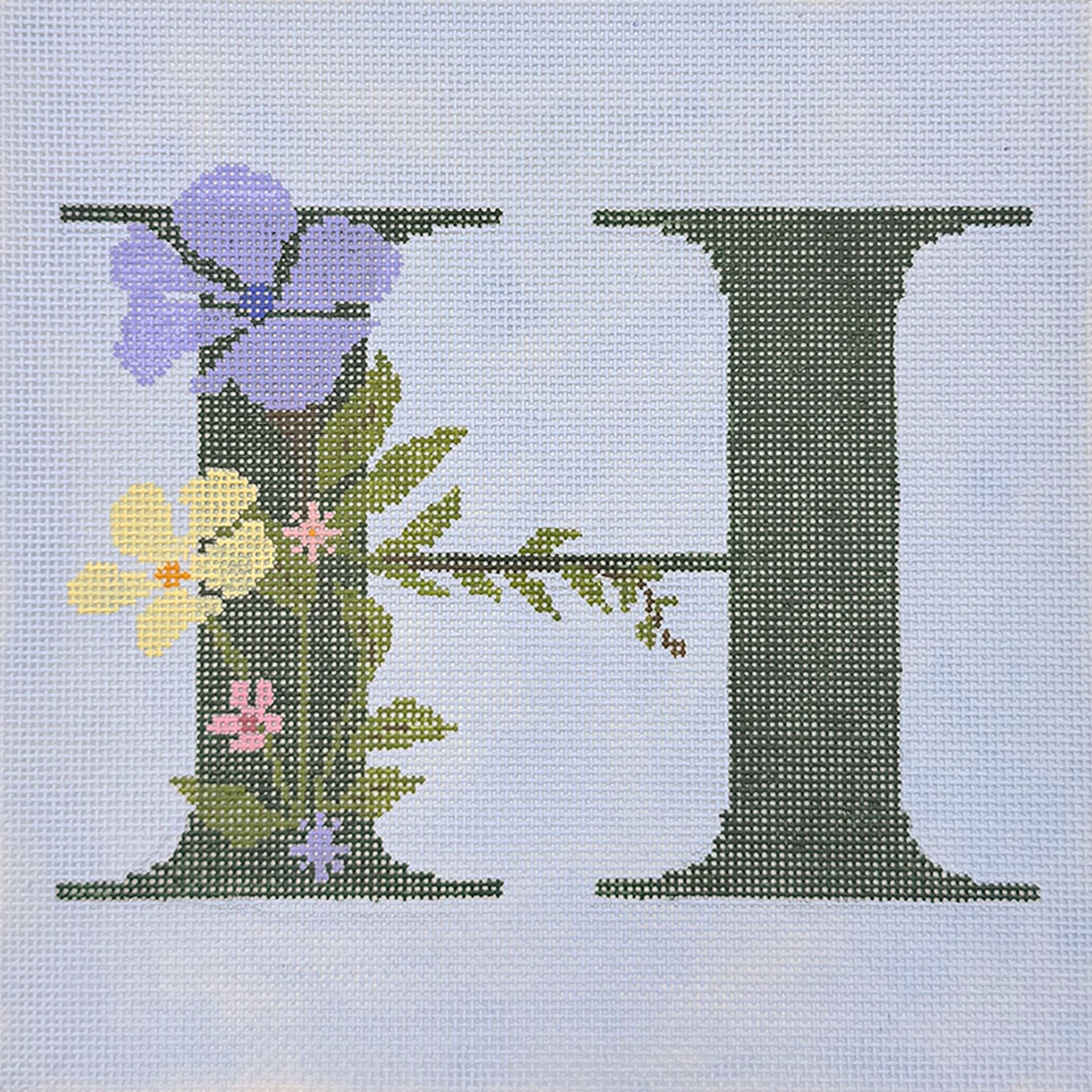 Floral Letter H