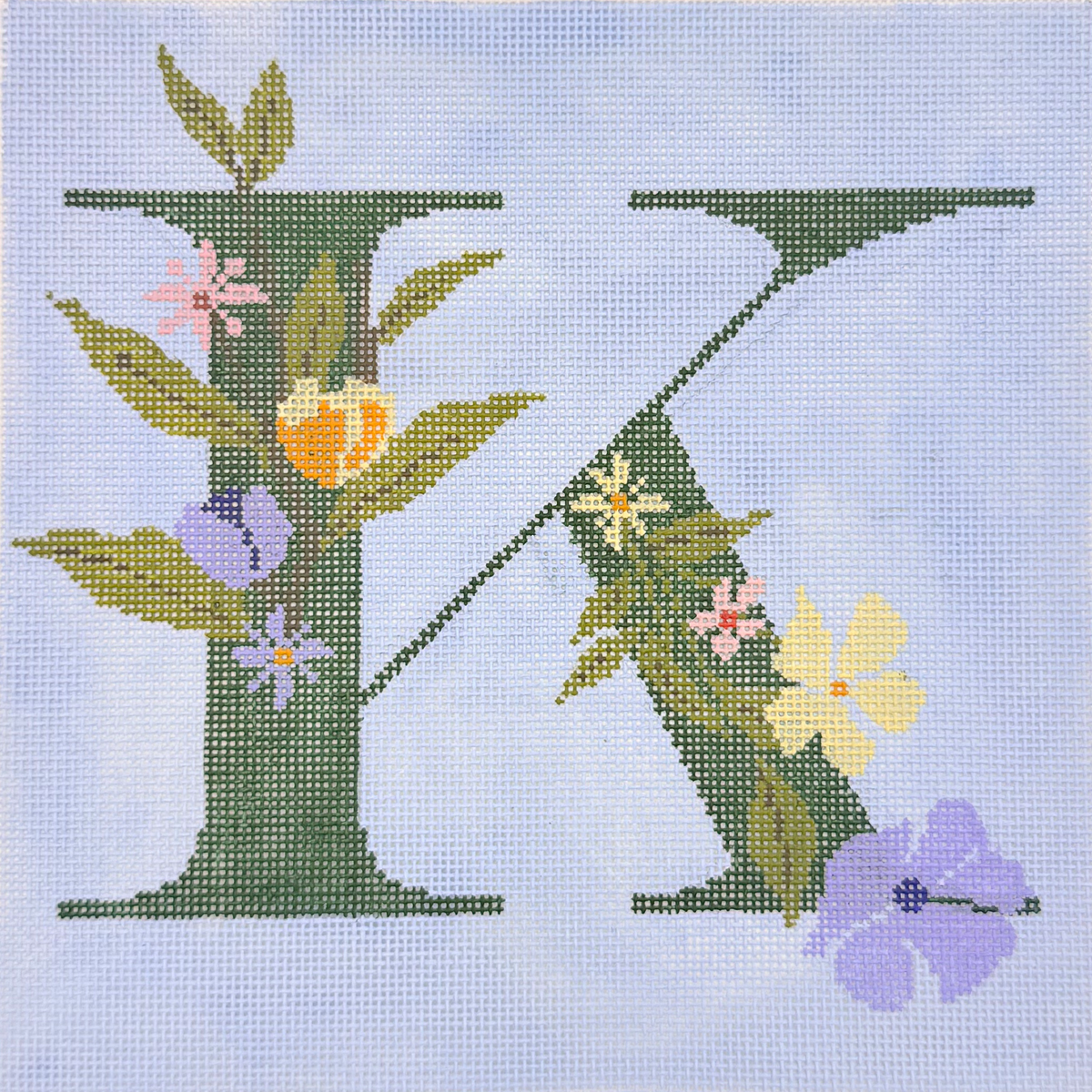 Floral Letter K