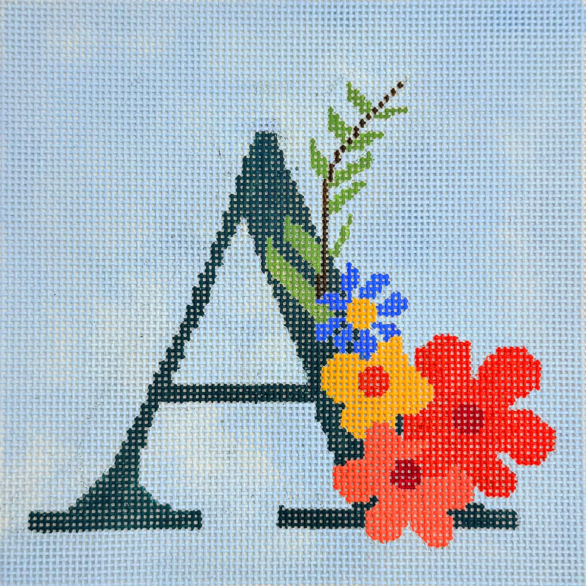 Floral Letter A