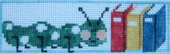 Bookmark - Bookworm Primary colors