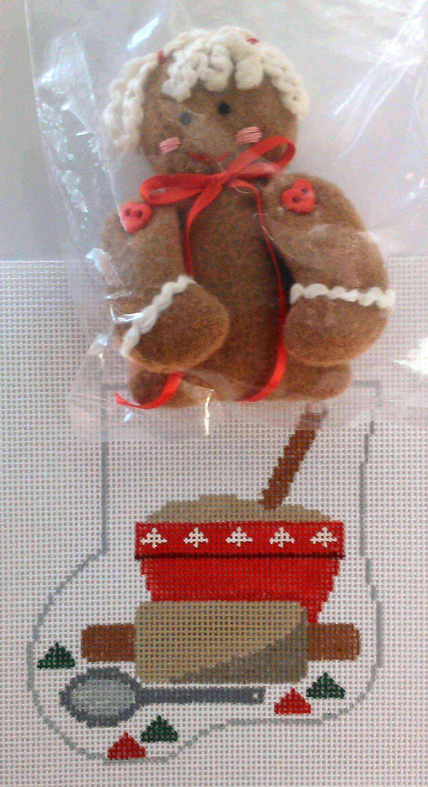 Mini-sock with Insert - Baking Cookies with Girl