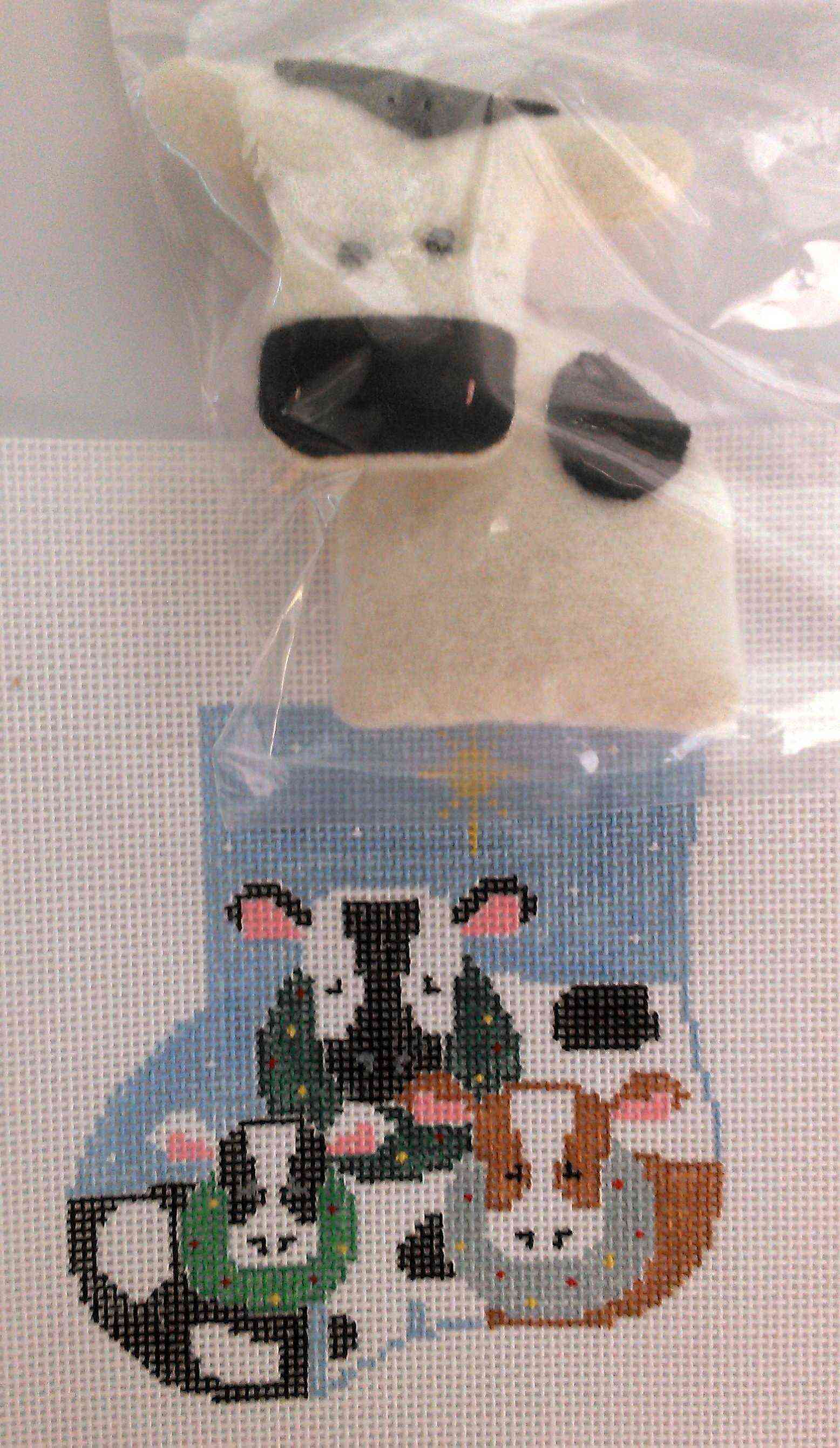 Mini-sock with Insert - Three Cows with Cow