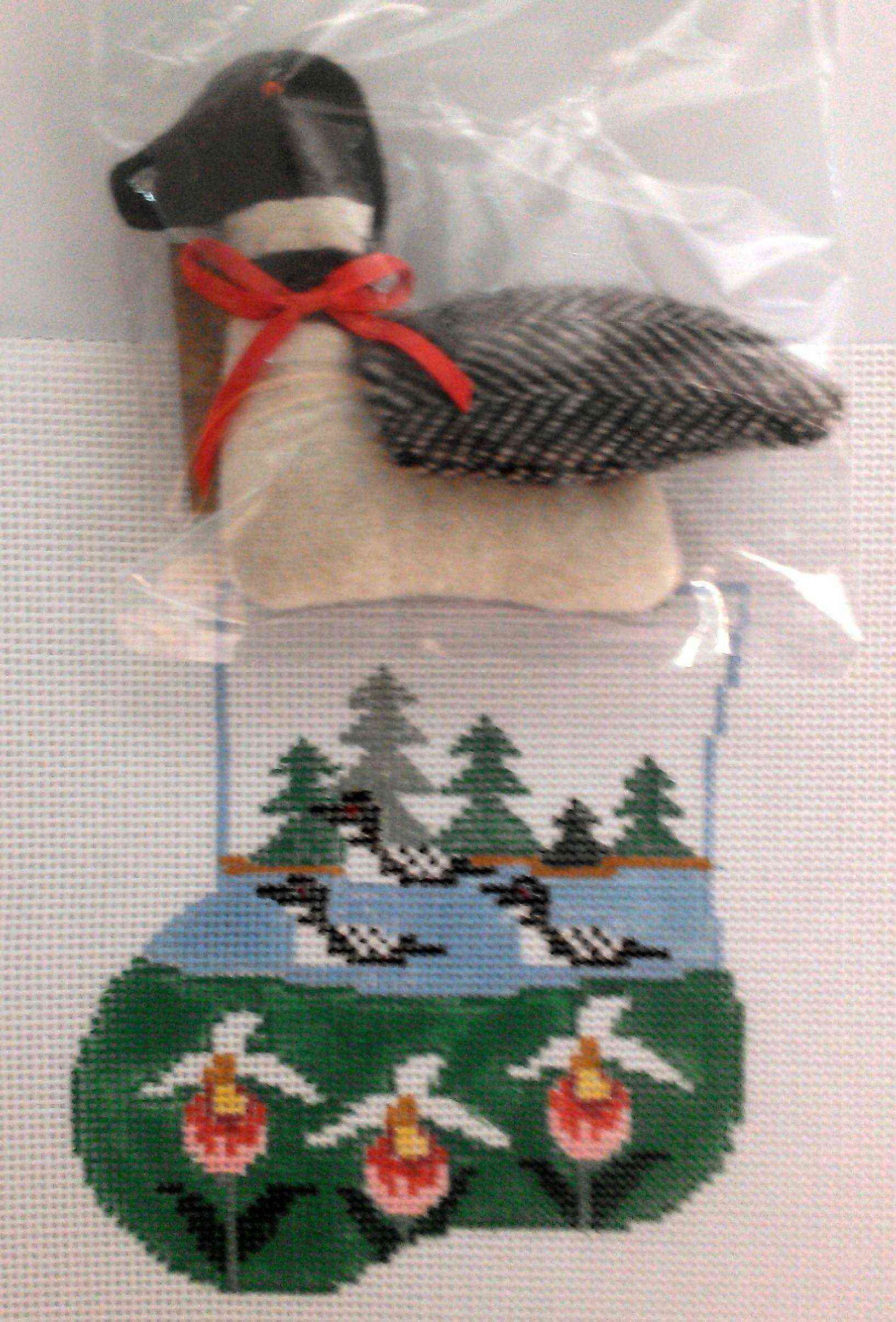 Mini-sock with Insert - Loons & Ladyslippers with Loon