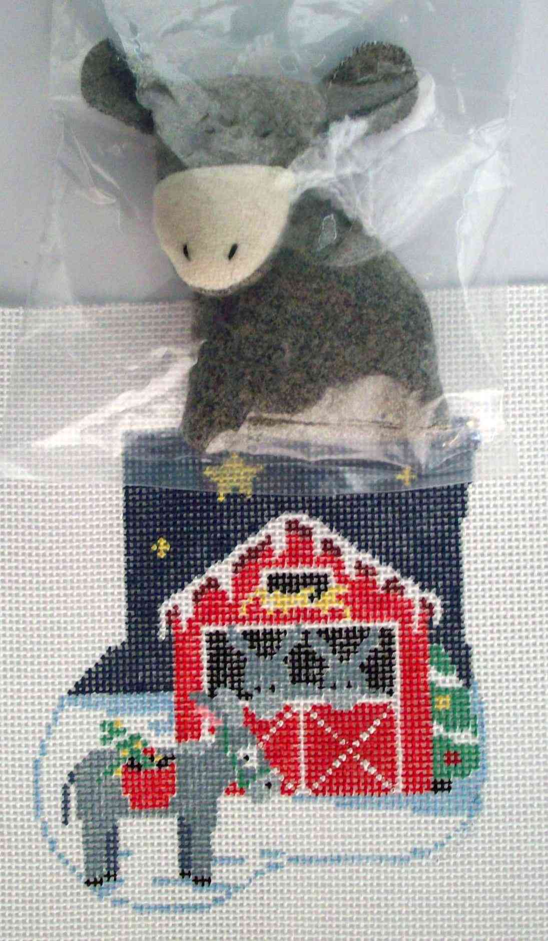 Mini-sock with Insert - Mule Barn with Mule