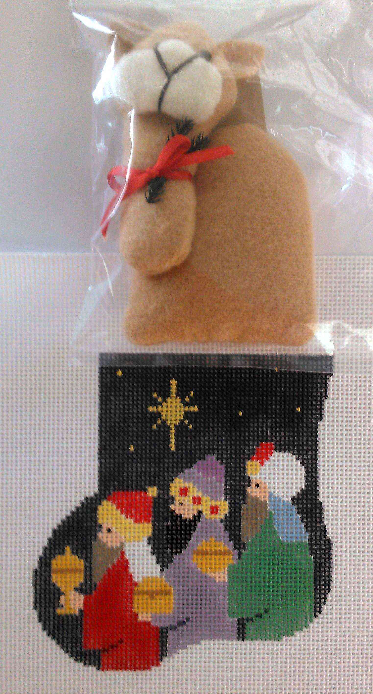 Mini-sock with Insert - Three Wise Men with Camel
