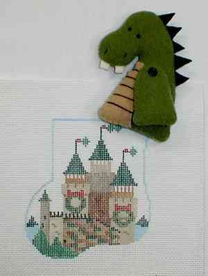 Mini Sock with Insert - Castle w/Dragon