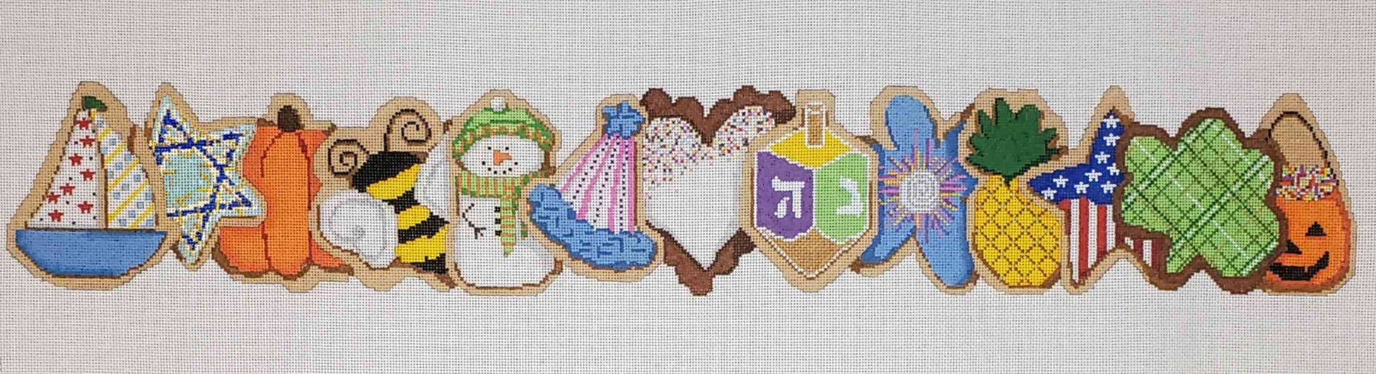 All Holiday Cookies Apron Row wHanukkah