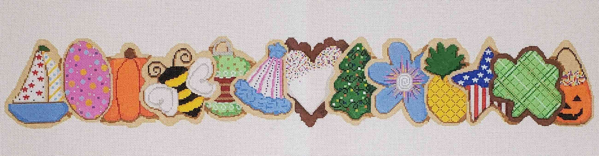 All Holiday Cookies Apron Row wChristmas