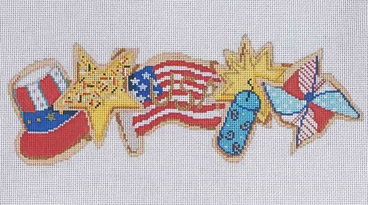 4th of July Cookies Row