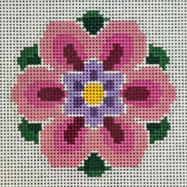 Geometric Flower Insert Pink 13