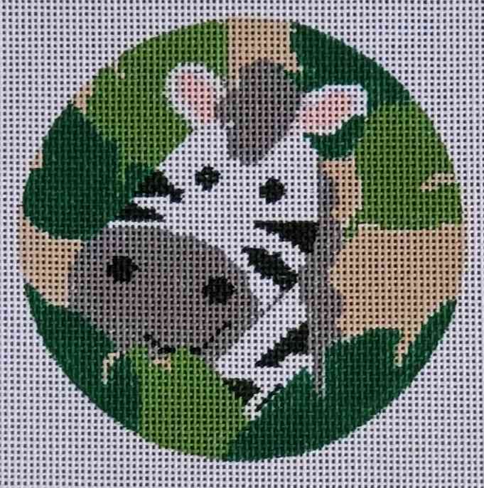 Zebra Ornament Round