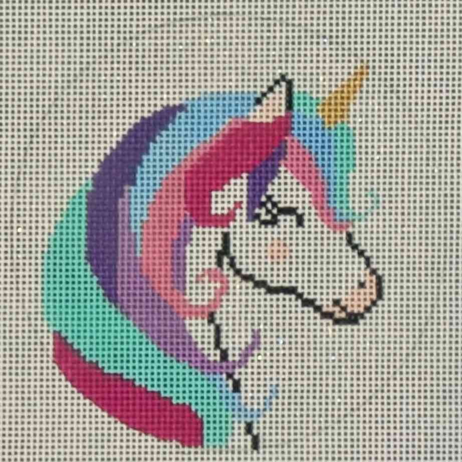 Unicorn 2 Glittery Round