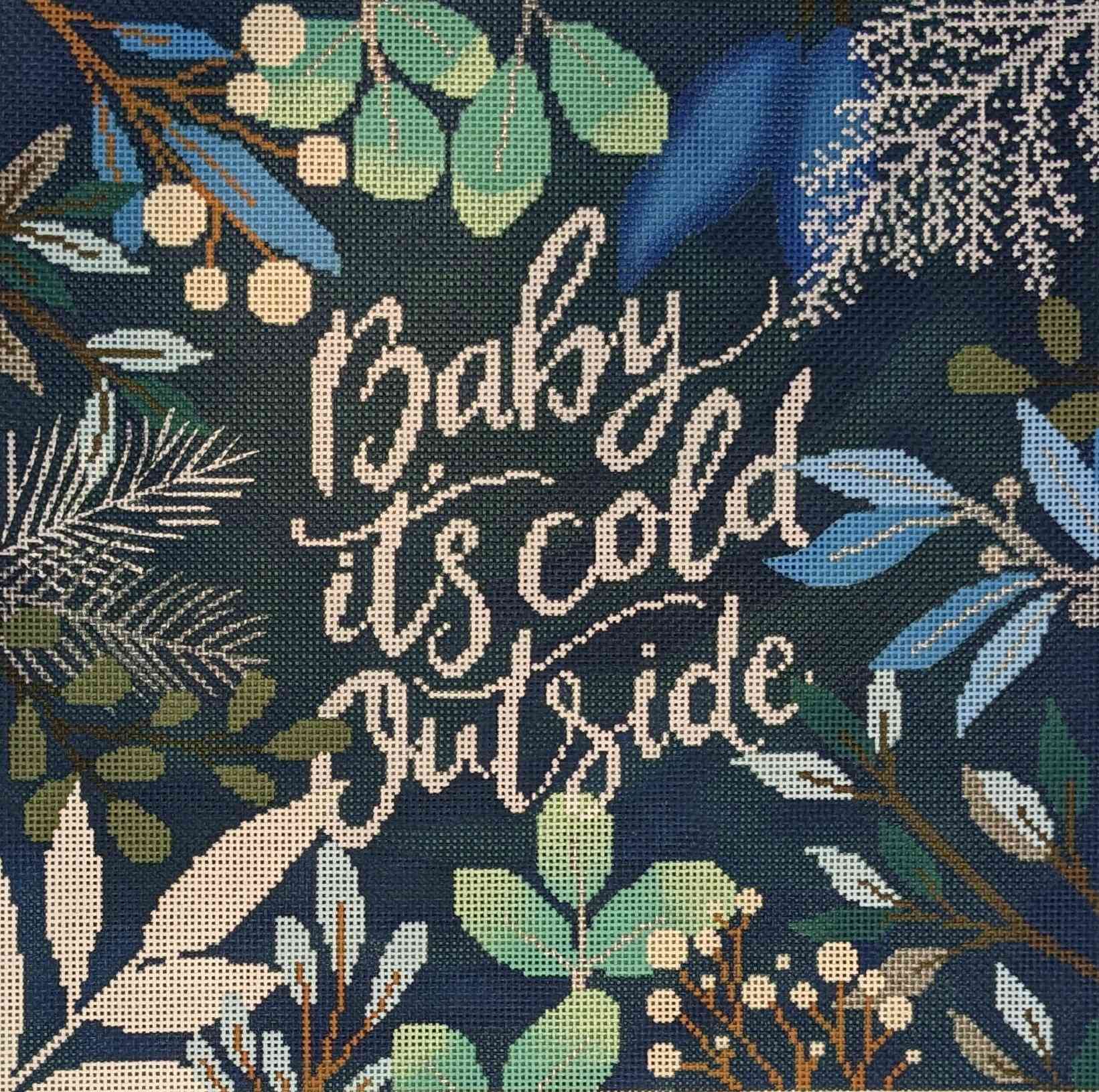 Baby Its Cold Outside Square Pillow