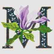 Alphabet Floral - M - Magnolia