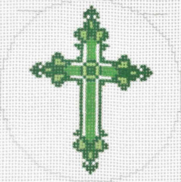 BJ - Lime Green Cross