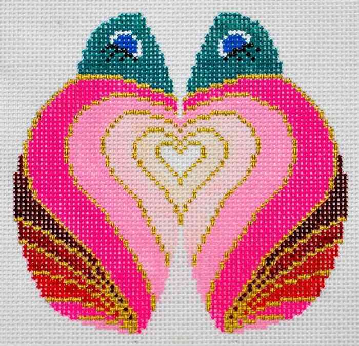 Petite Lady Bug -  Multi-Layered Heart