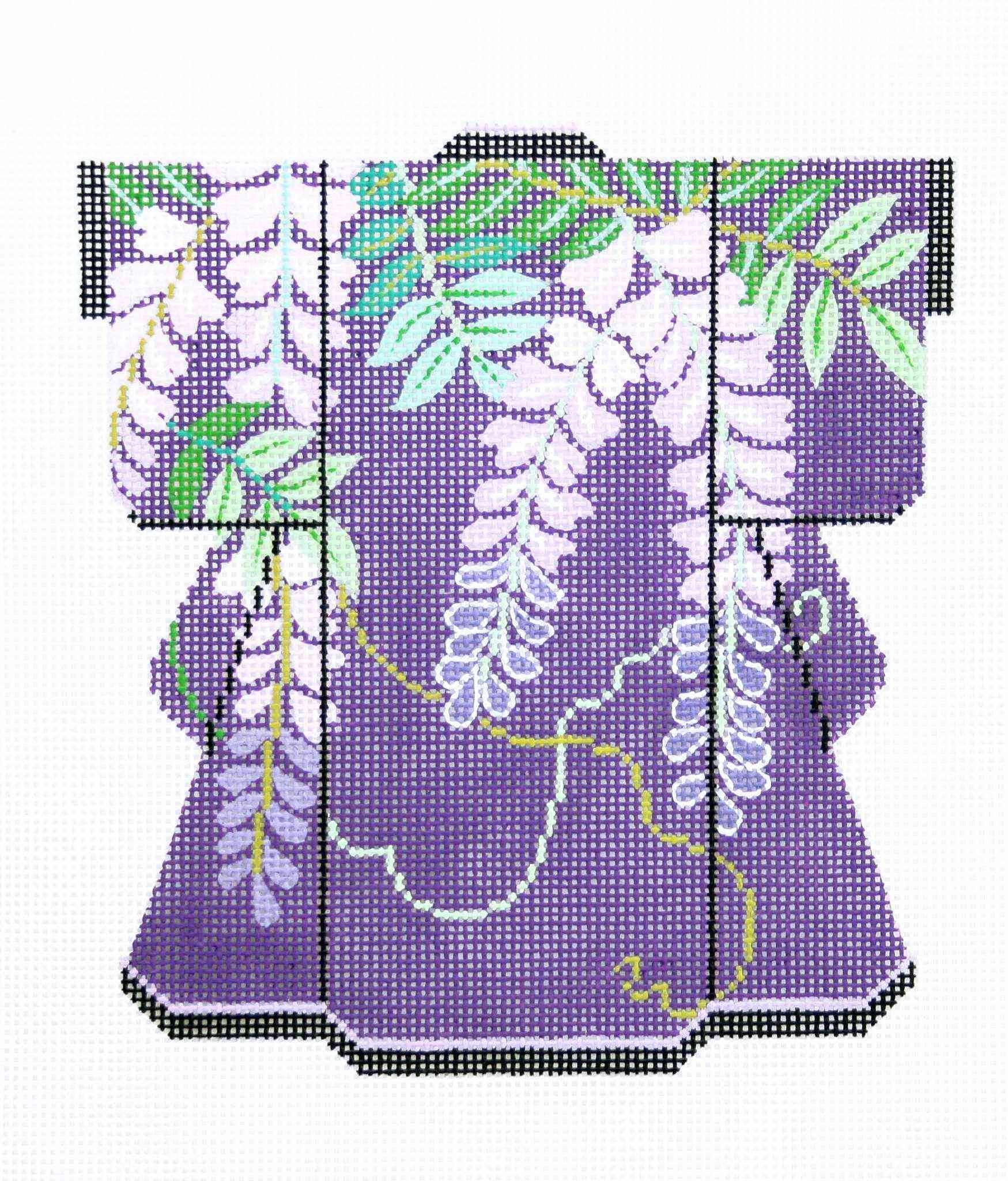 Medium Kimono - Purple Vines