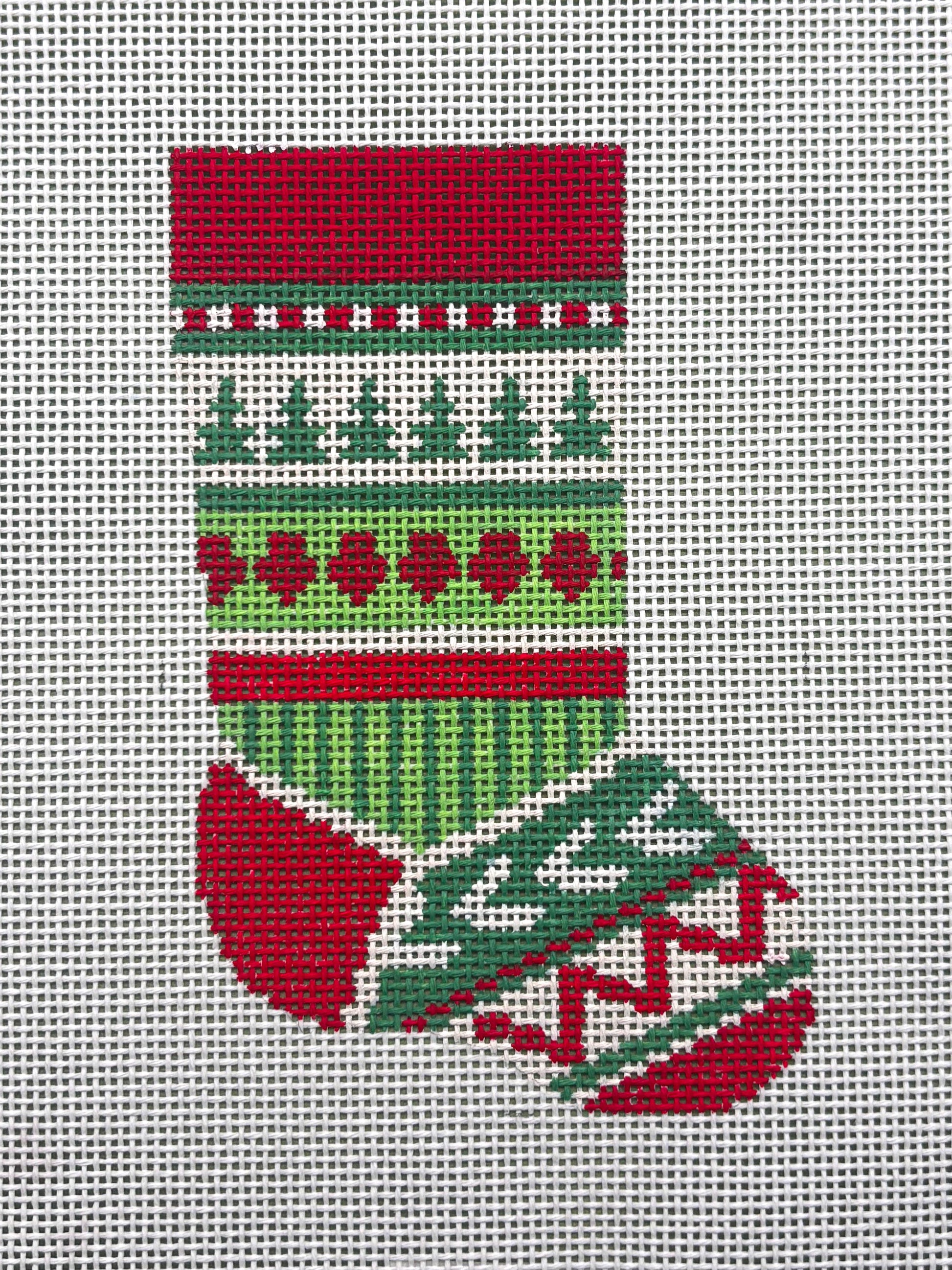 Mini Christmas Stockings - Pattern